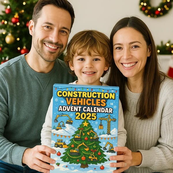 🚜 Construction Vehicles Advent Calendar 2025