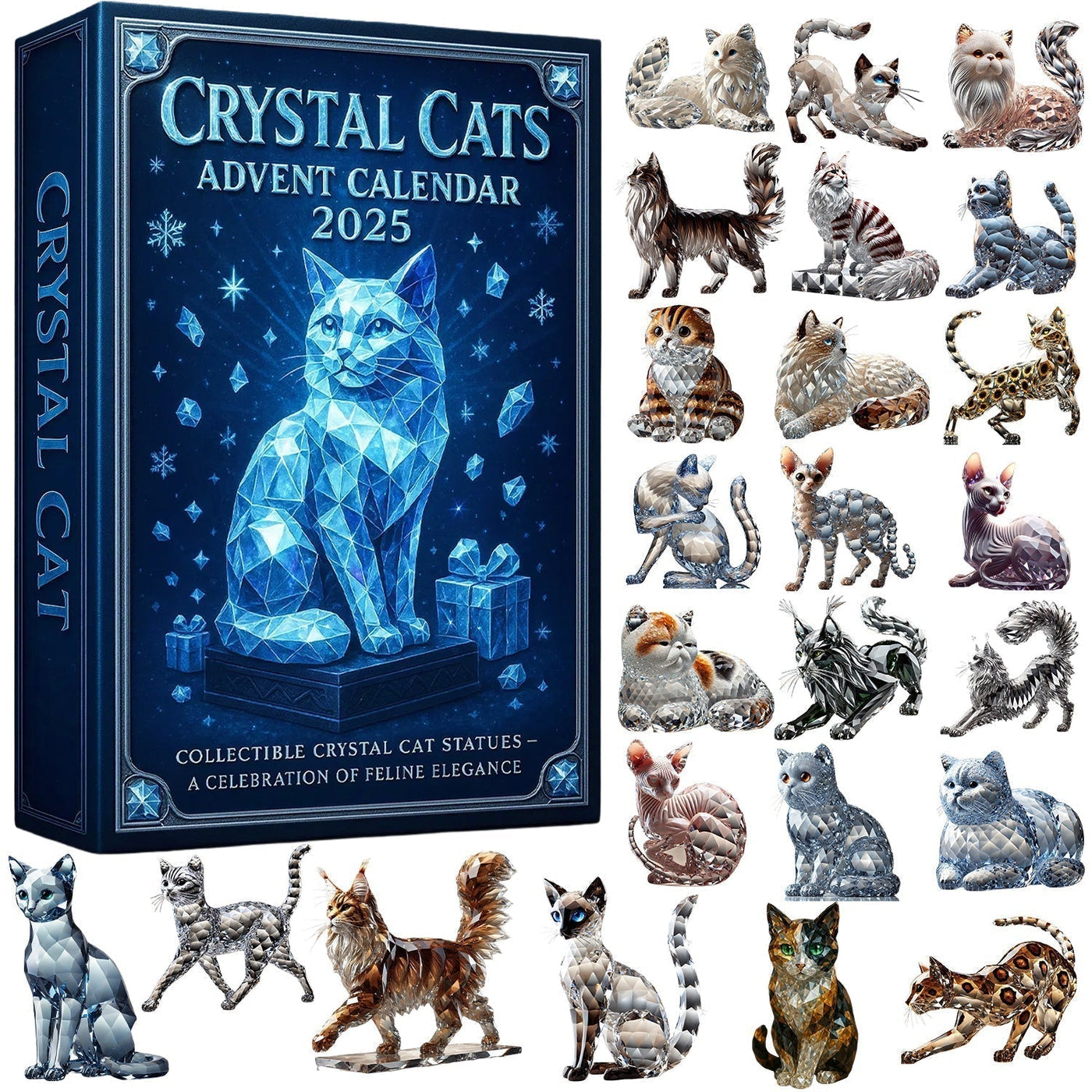🌲 Christmas Gift – Crystal Cats Advent Calendar 2025