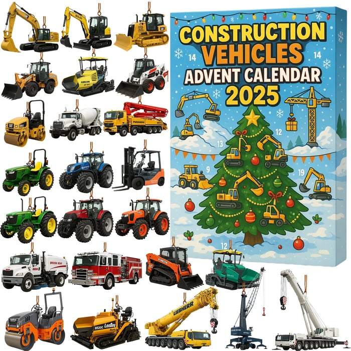 🚜 Construction Vehicles Advent Calendar 2025