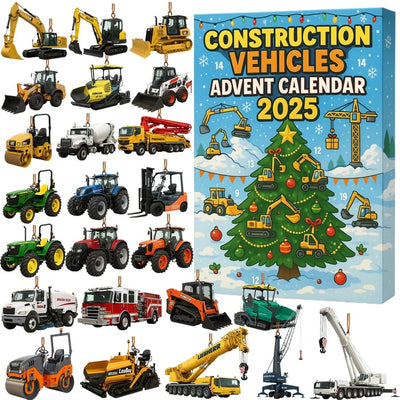 🚜 Construction Vehicles Advent Calendar 2025