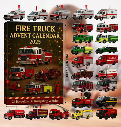 🚒🔥 Fire Truck Advent Calendar 2025 🎁🌲