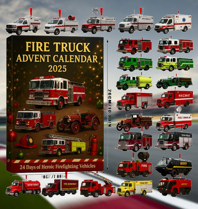 🚒🔥 Fire Truck Advent Calendar 2025 🎁🌲